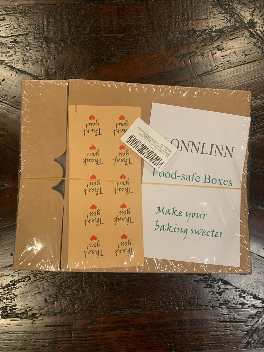 Brown Kraft Food-Safe Baking Boxes - Set